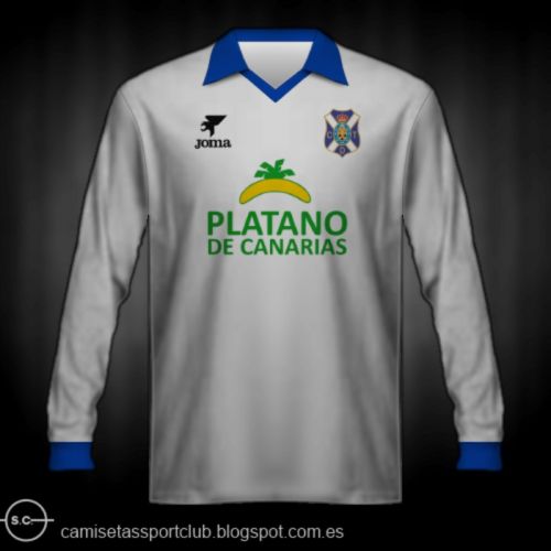 پیراهن پیراهن CD Tenerife ۹۰-۹۱